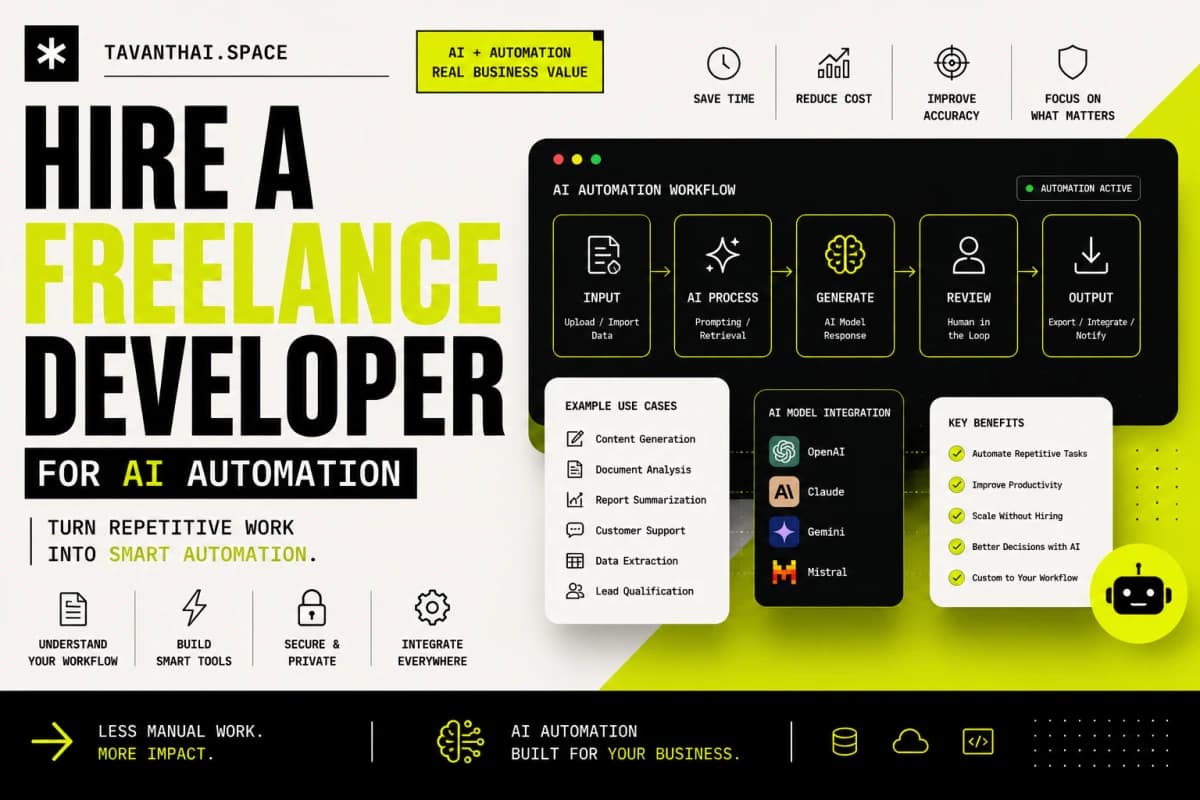 Hire a Freelance Developer for AI Automation: A Guide for Small Businesses