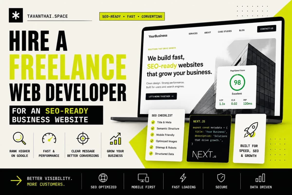Hire a Freelance Web Developer for an SEO-Ready Business Website